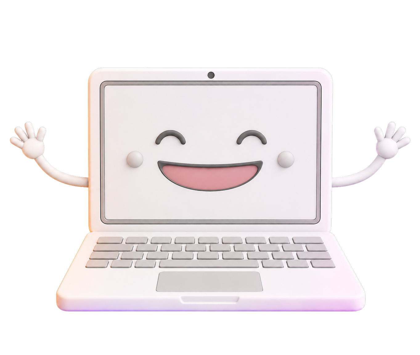 Laptop lista para despegar